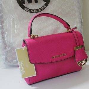 Michael Kors Raspberry Pink Mini XS Ava Crossbody